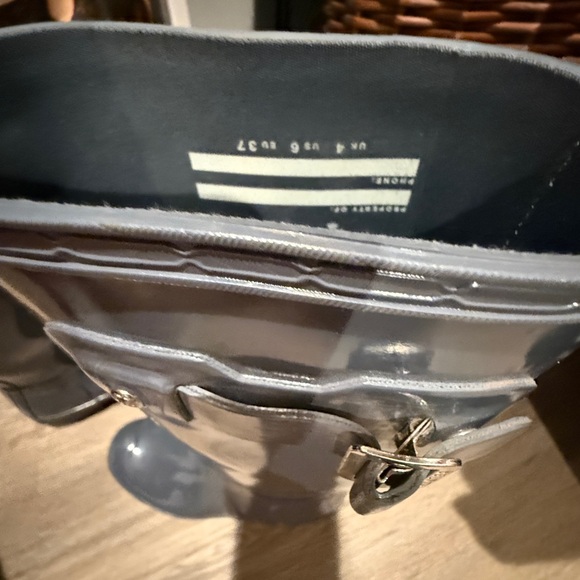 Hunter Rain Boots Gray size 6 - Picture 3 of 4